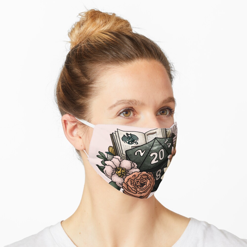 Dungeon Master D20 - Tabletop Gaming Dice Mask