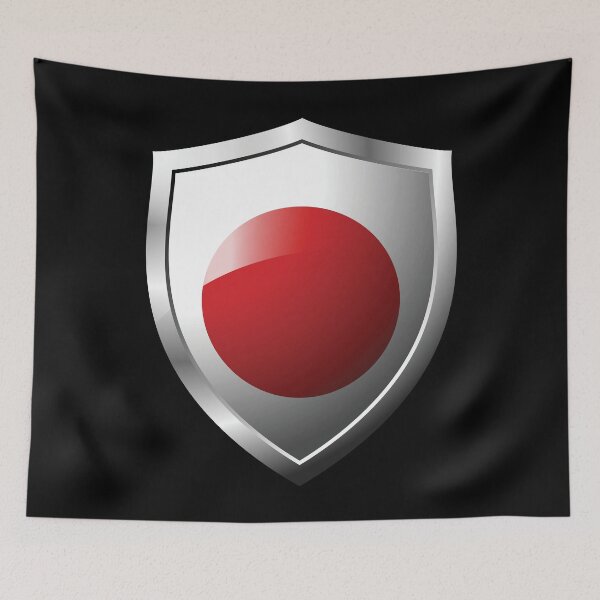 Item preview, Strong Japan Flag Shield Country designed and sold by HelloFromAja.