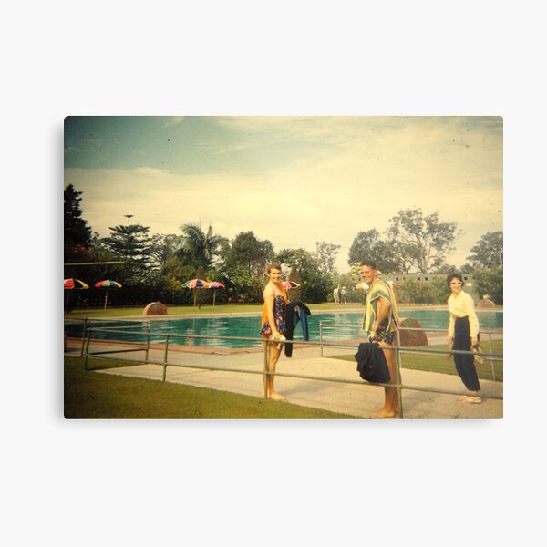 the pool Metal Print