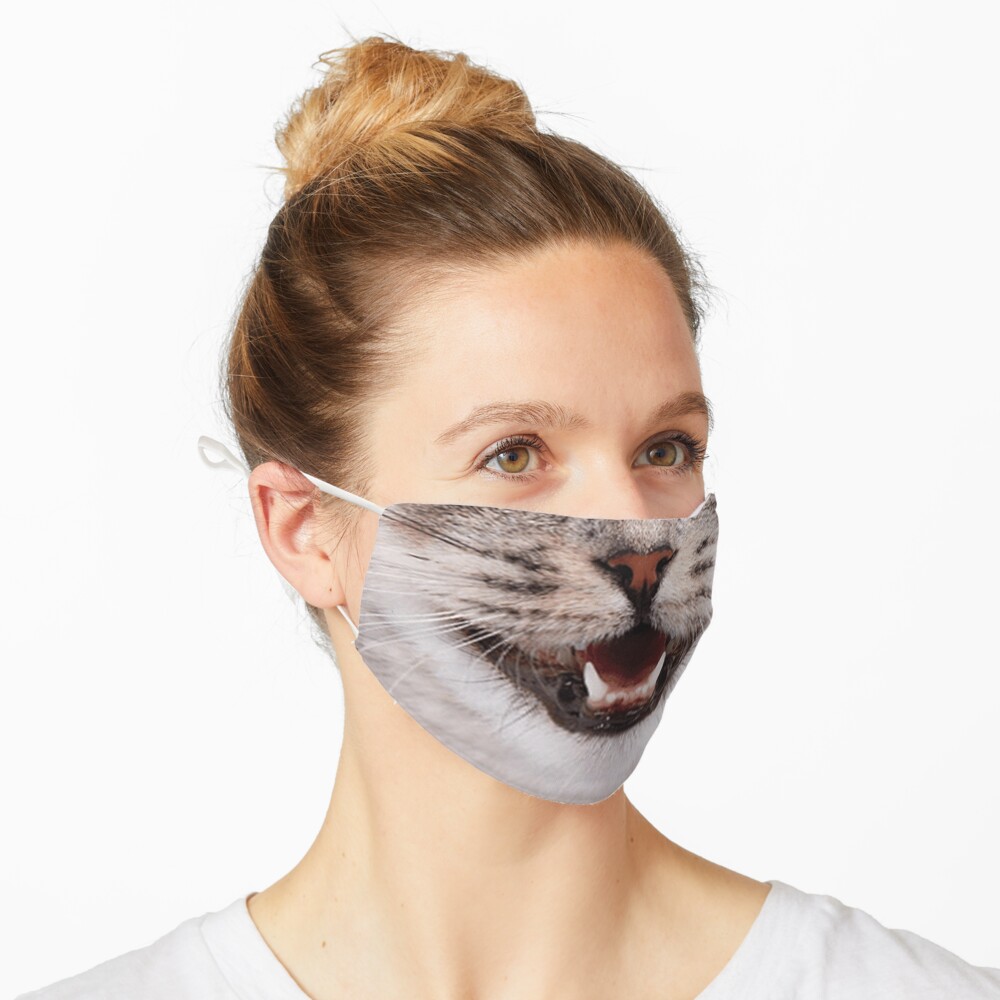 Cat Nose and Mouth ~ Cute and Funny Animal Medical Face Masks ~ 2 Mask