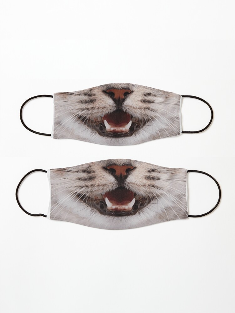 Alternate view of Cat Nose and Mouth ~ Cute and Funny Animal Medical Face Masks ~ 2 Mask