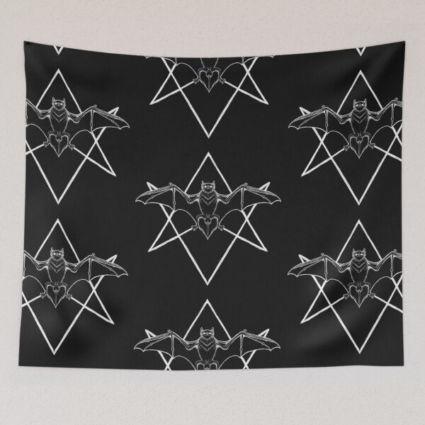 Item preview, Bat with Hexagram designed and sold by ShayneoftheDead.