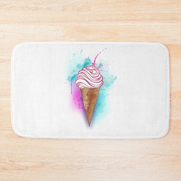 Item preview, Ice Cream Painted Watercolor designed and sold by Blackmoon9.