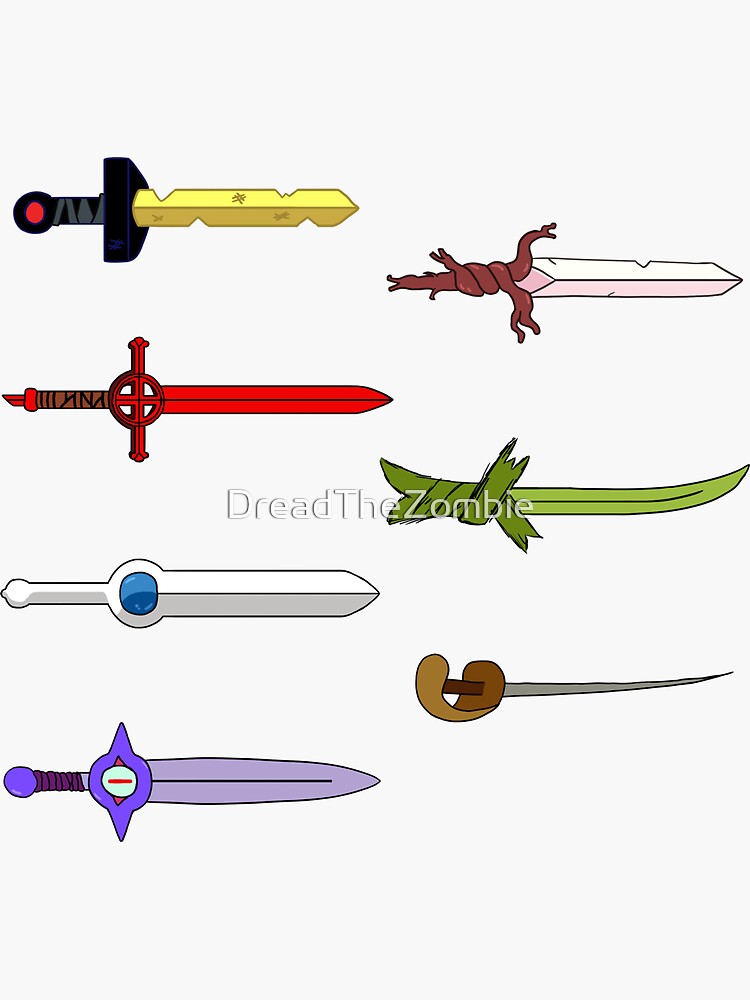 Finns Swords From Adventure Time