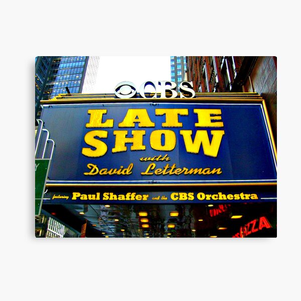 Item preview, The Late Show With David Letterman designed and sold by Jane Neill-Hancock.