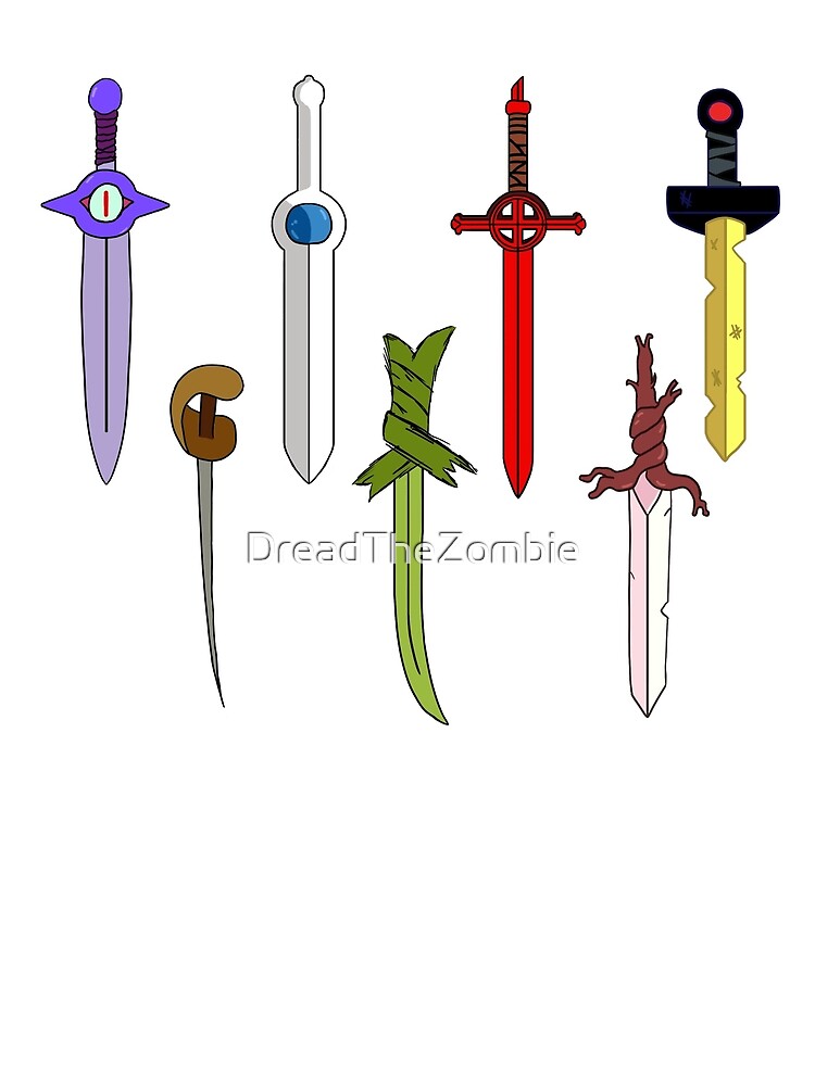 Finns Swords From Adventure Time