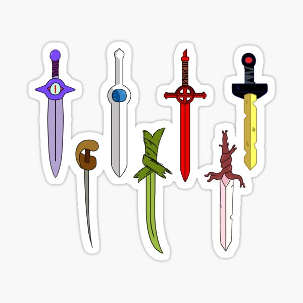 Finns Swords From Adventure Time