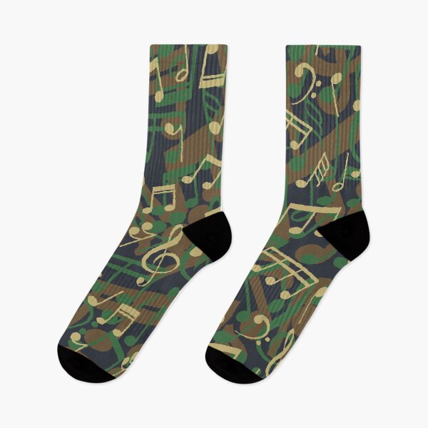 Item preview, Music Note Camo WOODLAND designed and sold by GrandeDuc.