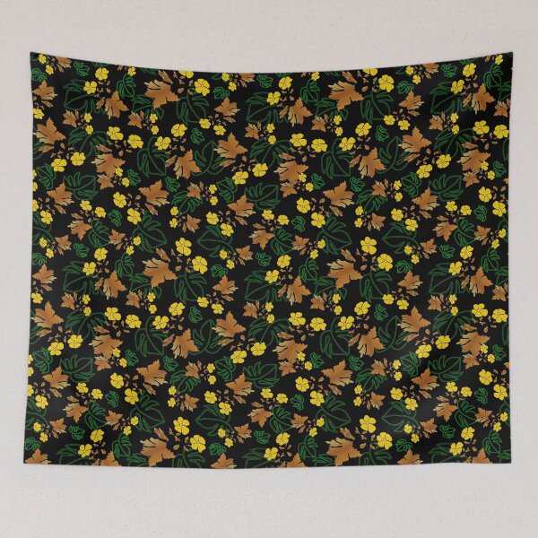 Item preview, Golden Summer Floral Pattern designed and sold by Stephanie J Lewis.
