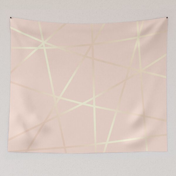 Item preview, Pretty rose gold geometric pattern  designed and sold by NaughtyCat.