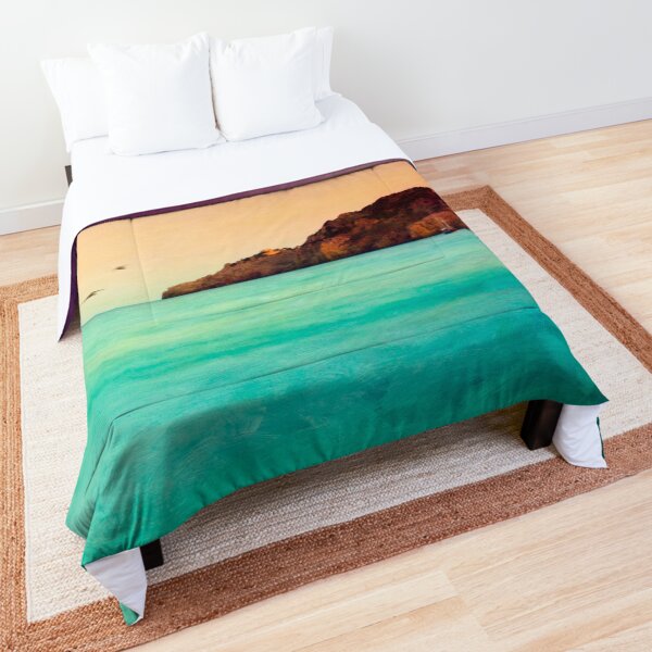 Glowing Mediterranean Sea Comforter