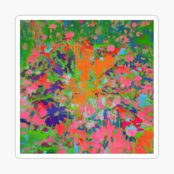 Floral Abstraction Sticker