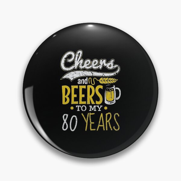 Item preview, Cheers and Beers 80th Birthday Gift Idea designed and sold by haselshirt.