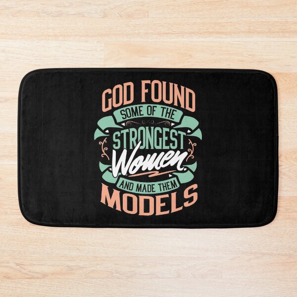 Item preview, Strong Woman Models Profession Gift Idea designed and sold by haselshirt.