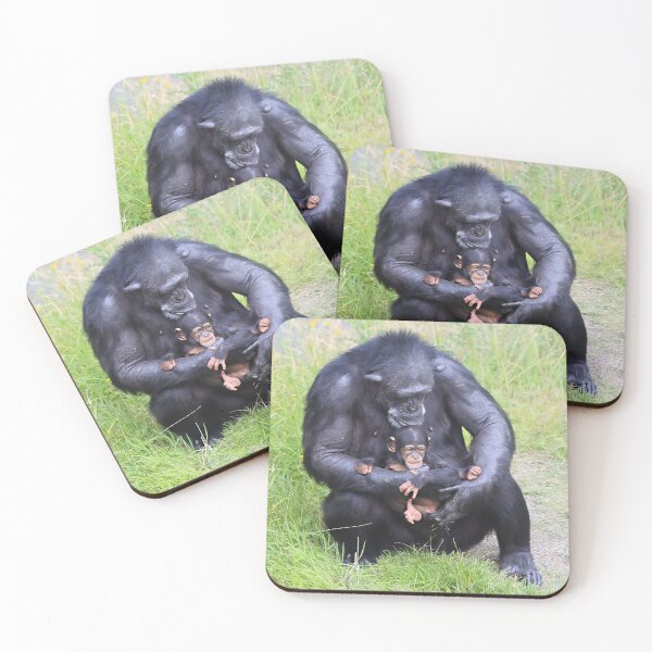 Item preview, Chimpanzee and Baby designed and sold by Sheila Smith.