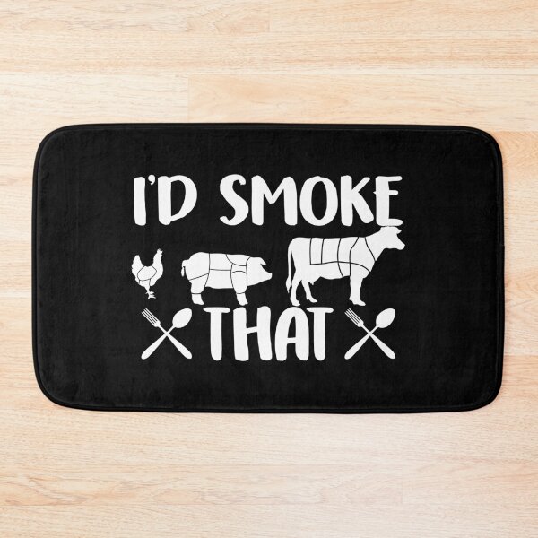 Item preview, I'd Smoke That Head Restaurant Chef Gift Idea designed and sold by haselshirt.