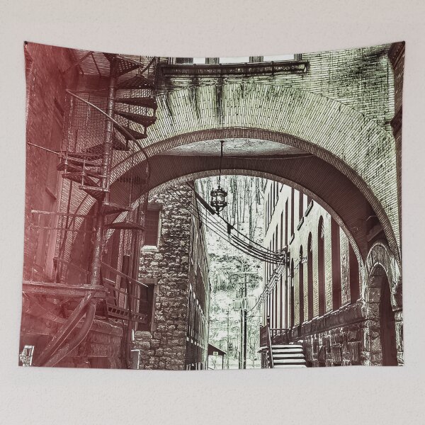 Item preview, Pipeline Alley in Winter designed and sold by giftoftradition.