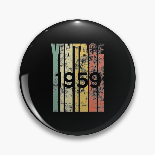 Item preview, Vintage 1959 Retro Birth Year Birthday Gift Idea designed and sold by haselshirt.