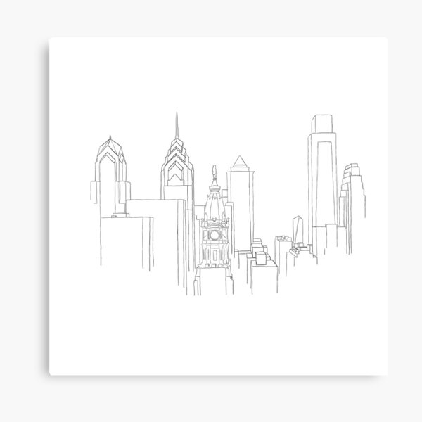 Featured image of post Easy Philly Skyline Drawing Just one of millions of high quality products available