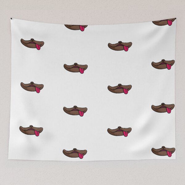 Item preview, Pug Face Red Tongue Design Cute Dog Gift designed and sold by TNDesignStudio.