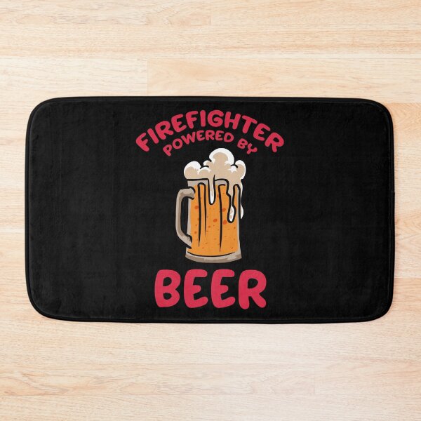Item preview, Firefighter Powered By Beer Proud Firemen Gift  designed and sold by haselshirt.