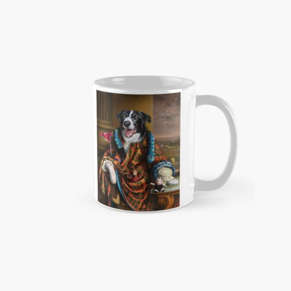 Border Collie Dog Portrait - Mic Classic Mug