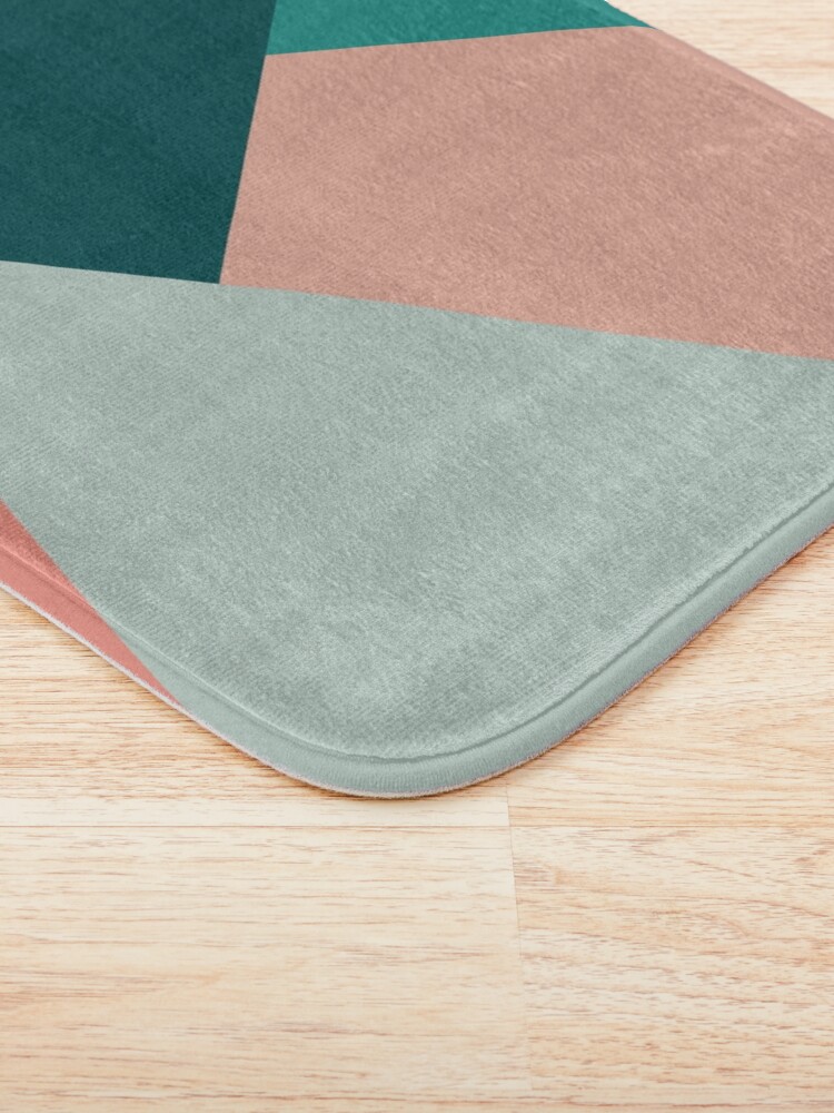 Alternate view of Elegant geometric pattern Bath Mat