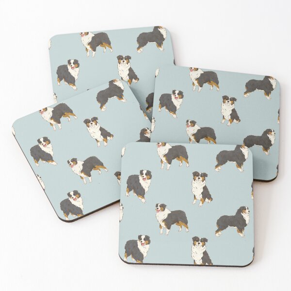 Item preview, Black Tri Australian Shepherd Aussie Dog designed and sold by thepawster.