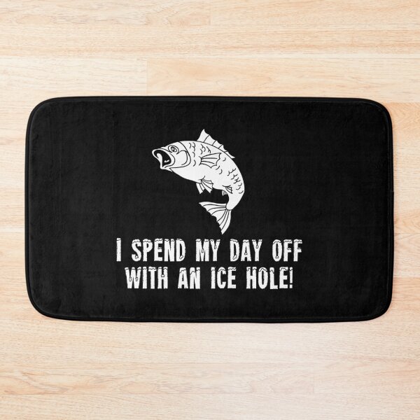 Item preview, Day Off Ice Fishing Winter Ice Hole Holiday Gift designed and sold by haselshirt.