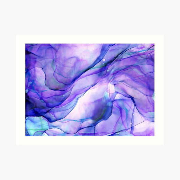 Prints Printable Abstract Art Mauve Alcohol Ink Instant Download Home