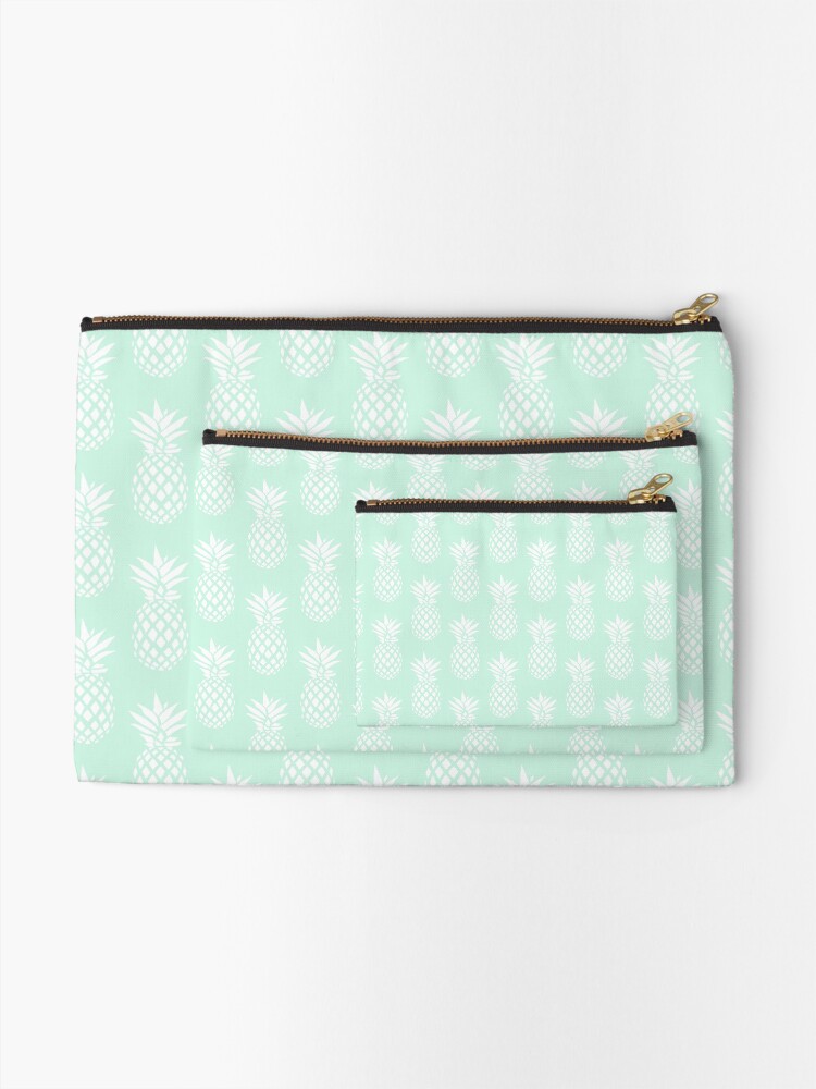 Alternate view of Cute & elegant pineapple pattern Zipper Pouch