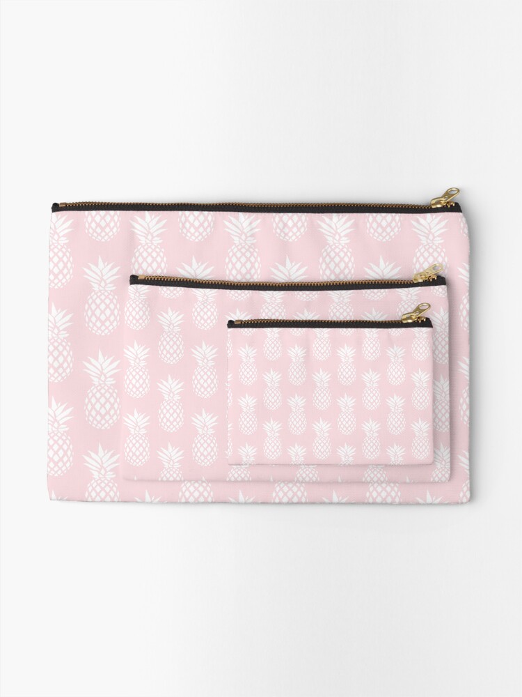 Alternate view of Cute & elegant pineapple pattern Zipper Pouch