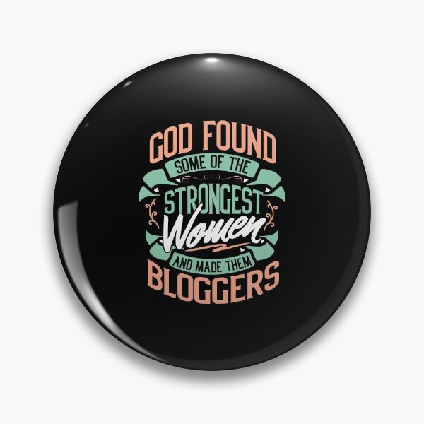 Artikelvorschau, Strong Woman Blogger Profession Gift Idea entworfen und verkauft von haselshirt.