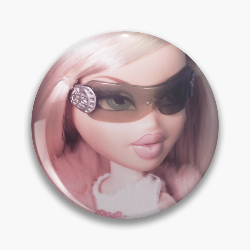 Round icon pfp cool cute cat pink sunglasses aesthetic Y2K profile picture