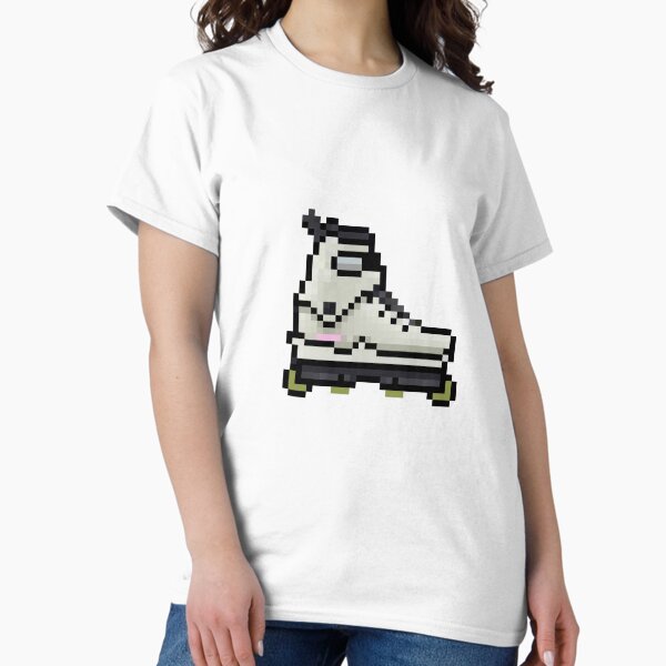 Item preview, classic white aggressive inline skates designed and sold by lesliethegoat.