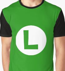 Super Mario Luigi Icon Graphic T-Shirt