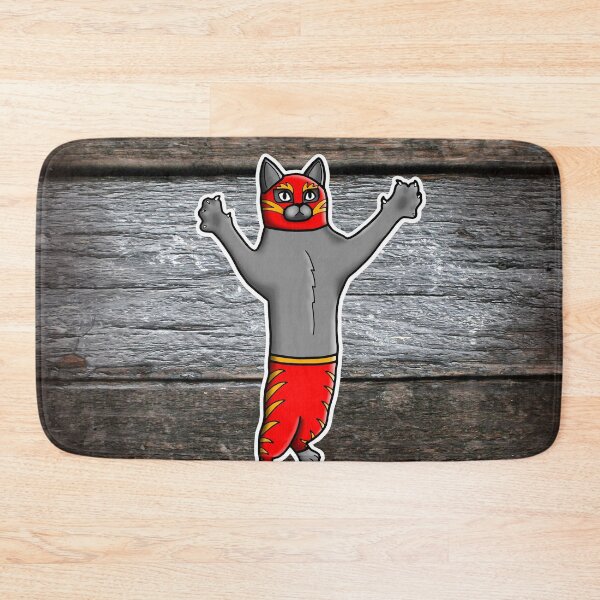 Item preview, Gato Luchador - Cat Luchadore - Wrestler Kitty designed and sold by Pretty In Ink.