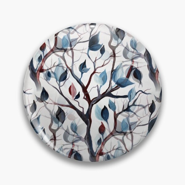 Item preview, Realm of Blue Foliage in Watercolor designed and sold by Nisuris.
