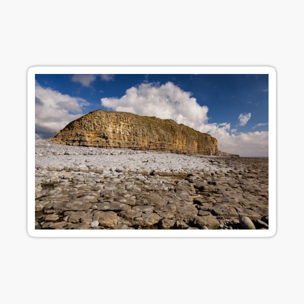 Llantwit Major Beach, Glamorgan Heritage Coast, Wales Sticker