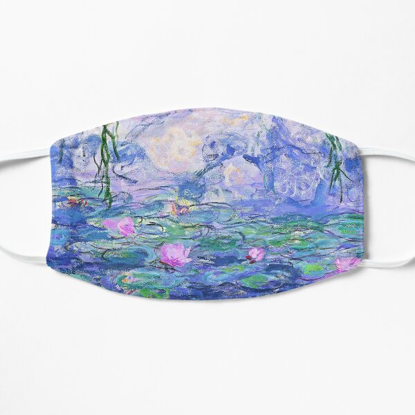 Claude Monet Water Lilies Flat Mask