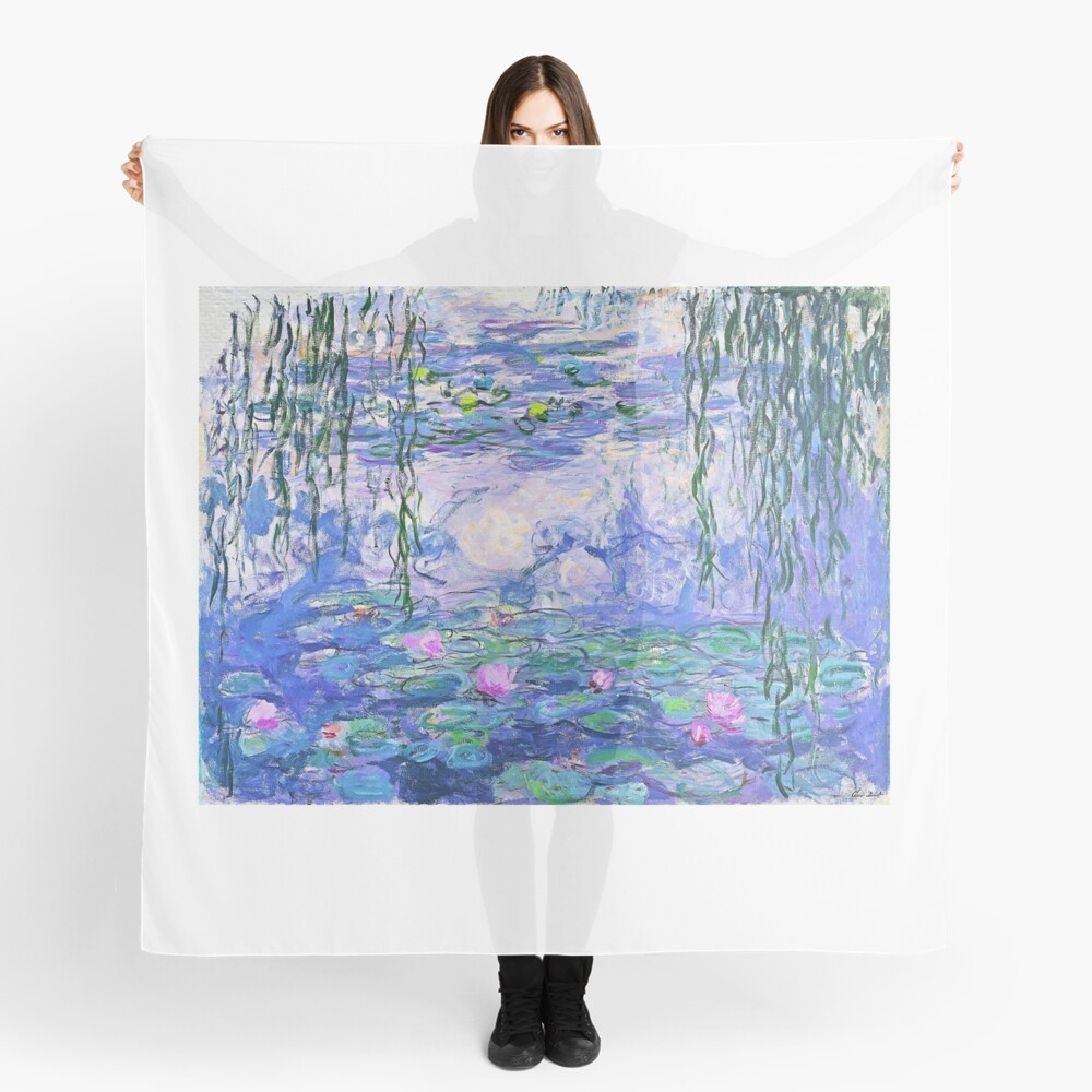 Tuch for Sale mit Claude Monet Seerosen von fineartgallery | Redbubble