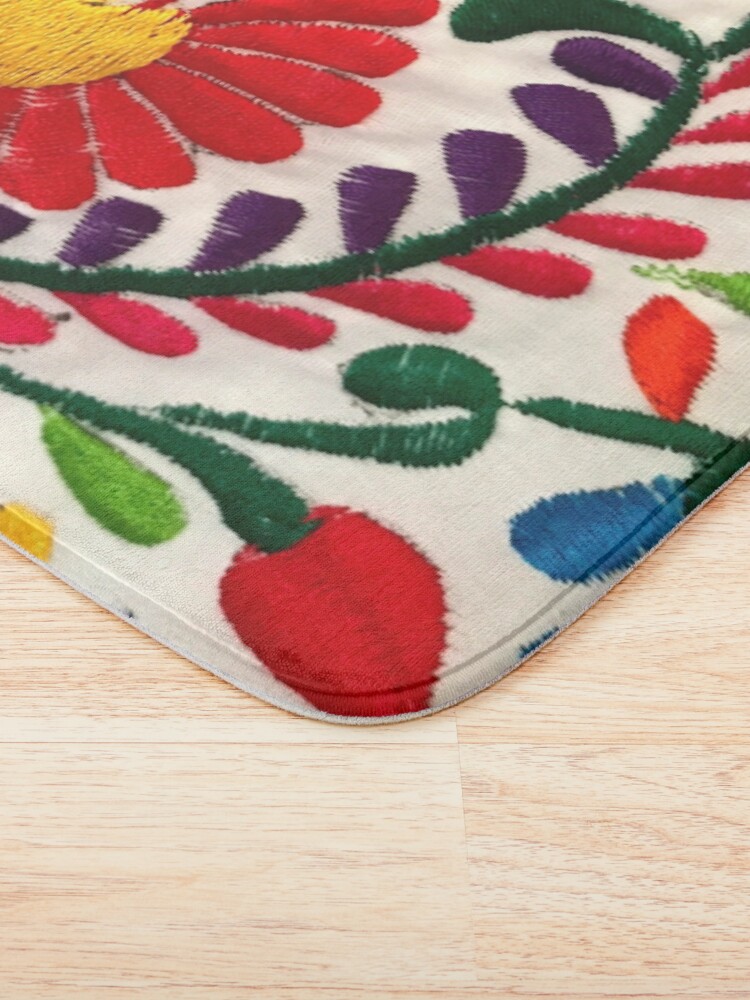 Alternate view of Mexican Flowers Bath Mat
