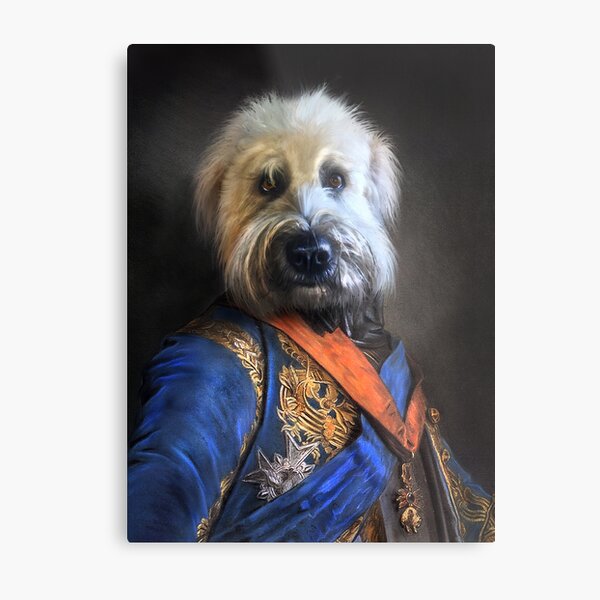Dog Portrait - Oliver Metal Print