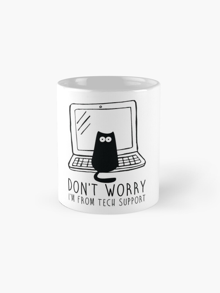 Alternate view of I'm from tech support Mug