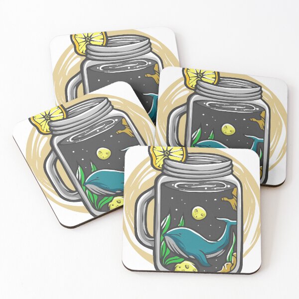 Item preview, space drink, astronaut space, whale in space designed and sold by Shopwick.