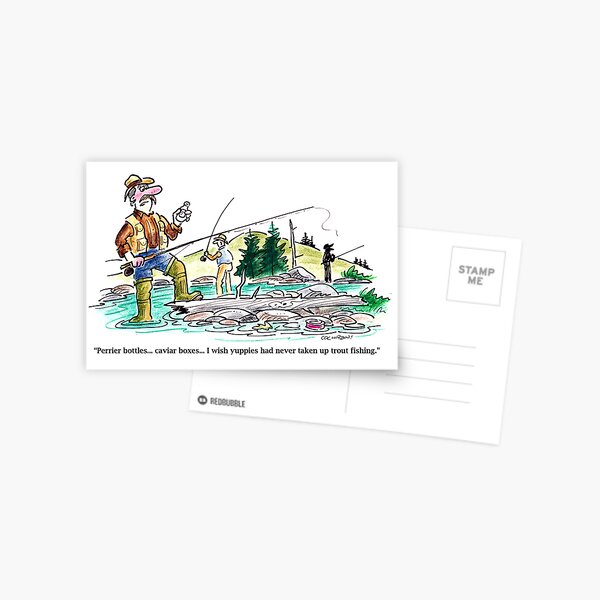 Full color cartoon Postcard