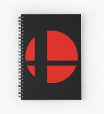 Super Smash Bros Icon Spiral Notebook