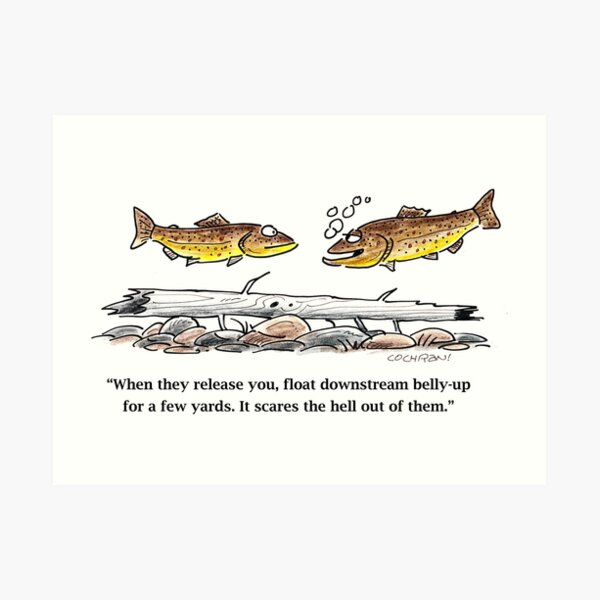 Full color cartoon Art Print