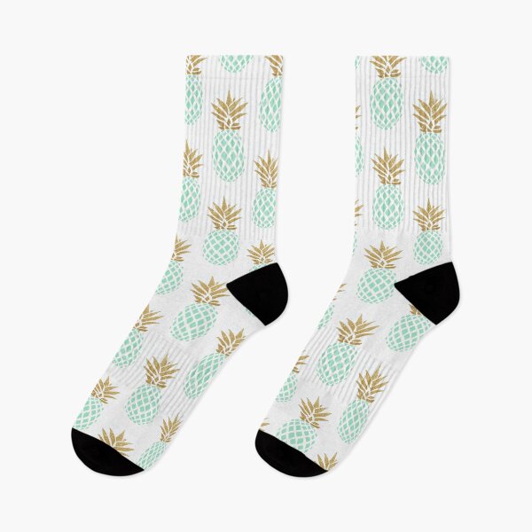Item preview, Elegant faux gold tropical pineapple pattern designed and sold by NaughtyCat.