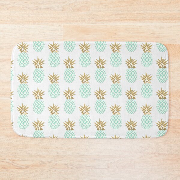 Item preview, Elegant faux gold tropical pineapple pattern designed and sold by NaughtyCat.